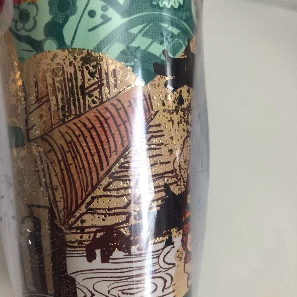 Starbucks Kyoto 2007 Limited Edition Graphic Travel Tumbler